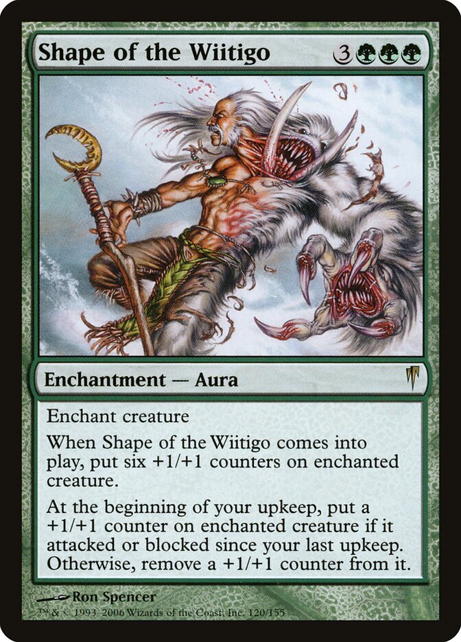 Shape of the Wiitigo 120 - Coldsnap MTG card