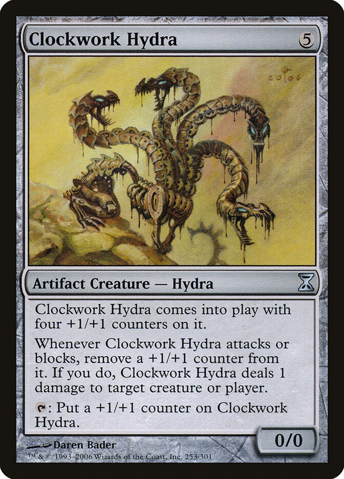 Clockwork Hydra 253 - Time Spiral MTG card