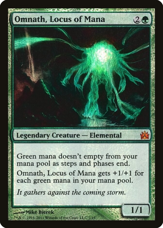 Omnath, Locus of Mana 7 - From the Vault: Legends MTG card