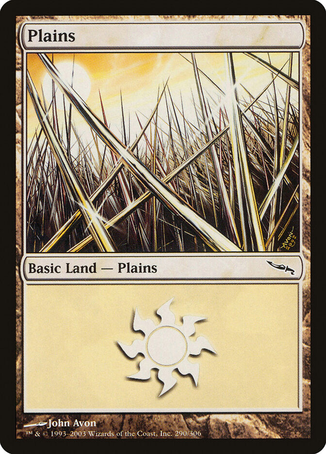 Plains 290 - Mirrodin MTG card