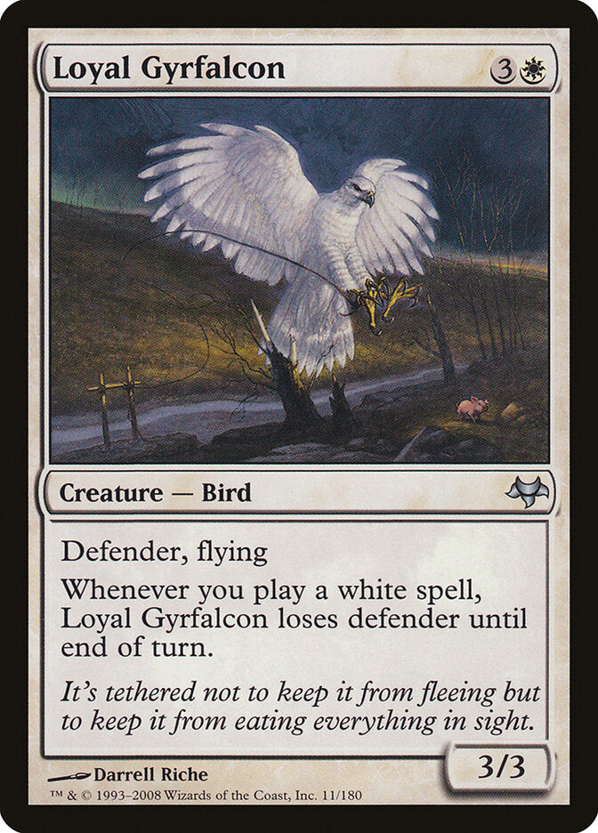 Loyal Gyrfalcon 11 - Eventide MTG card