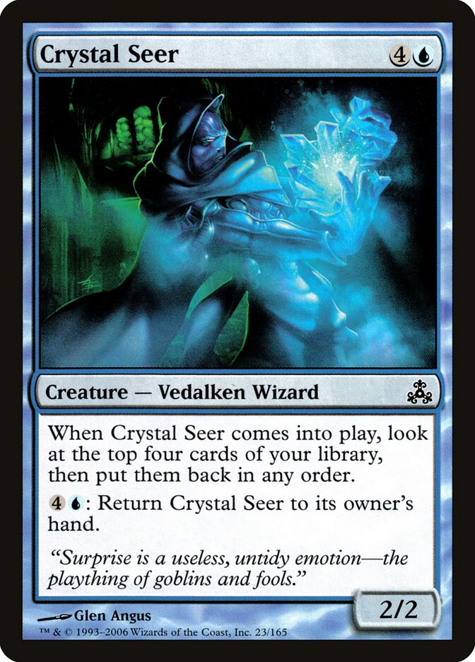 Crystal Seer 23 - Guildpact MTG card