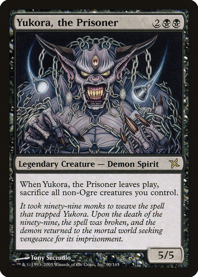 Yukora, the Prisoner 90 - Betrayers of Kamigawa MTG card