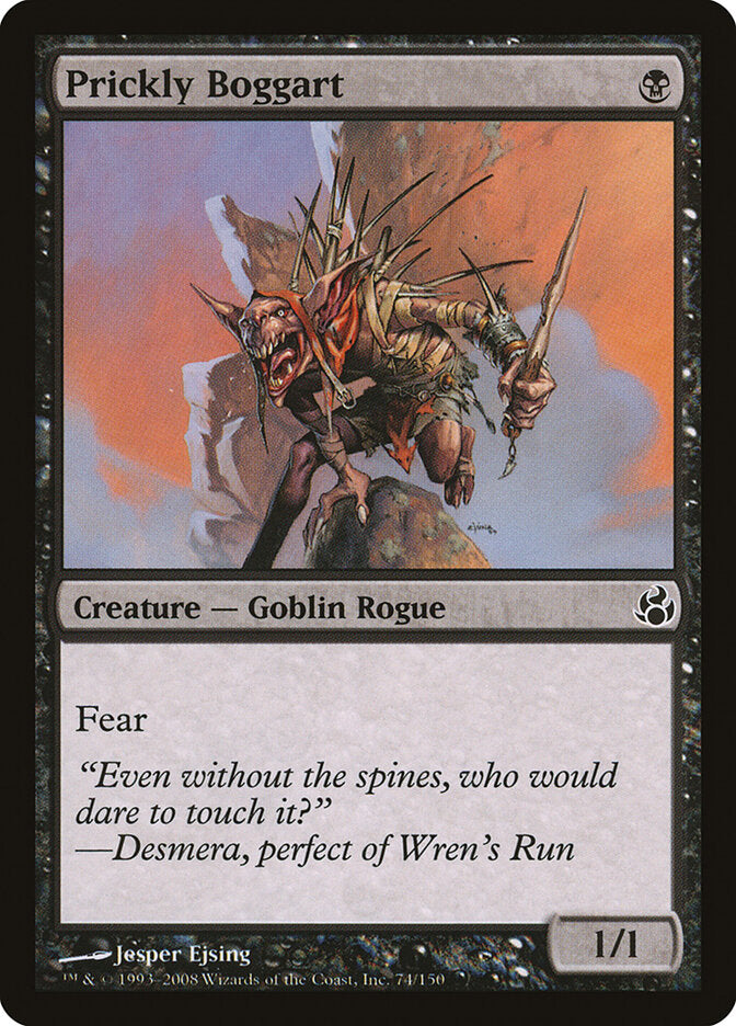 Prickly Boggart 74 - Morningtide MTG card