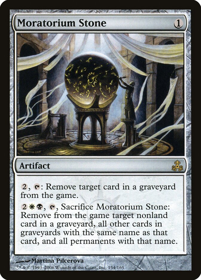 Moratorium Stone 154 - Guildpact MTG card