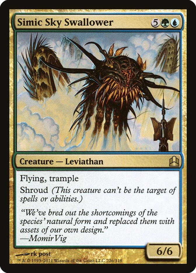 Simic Sky Swallower 226 - Commander 2011 MTG card