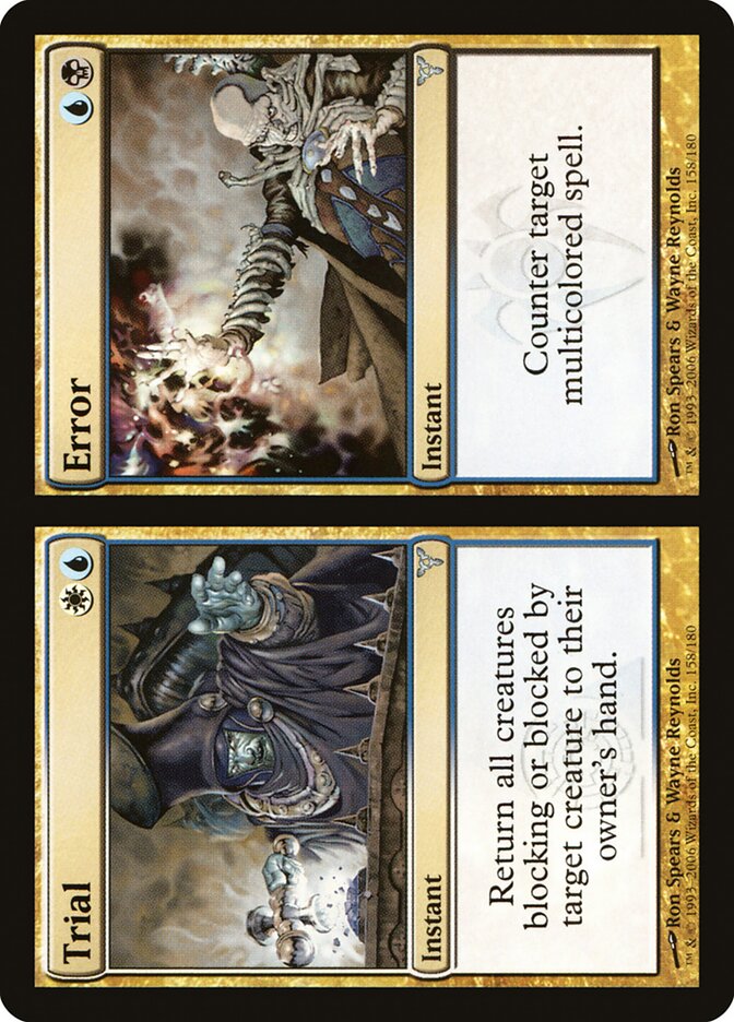 Trial // Error 158 - Dissension MTG card