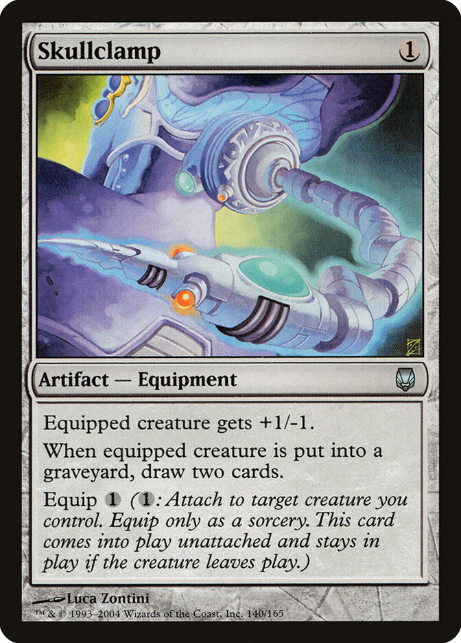 Skullclamp 140 - Darksteel MTG card