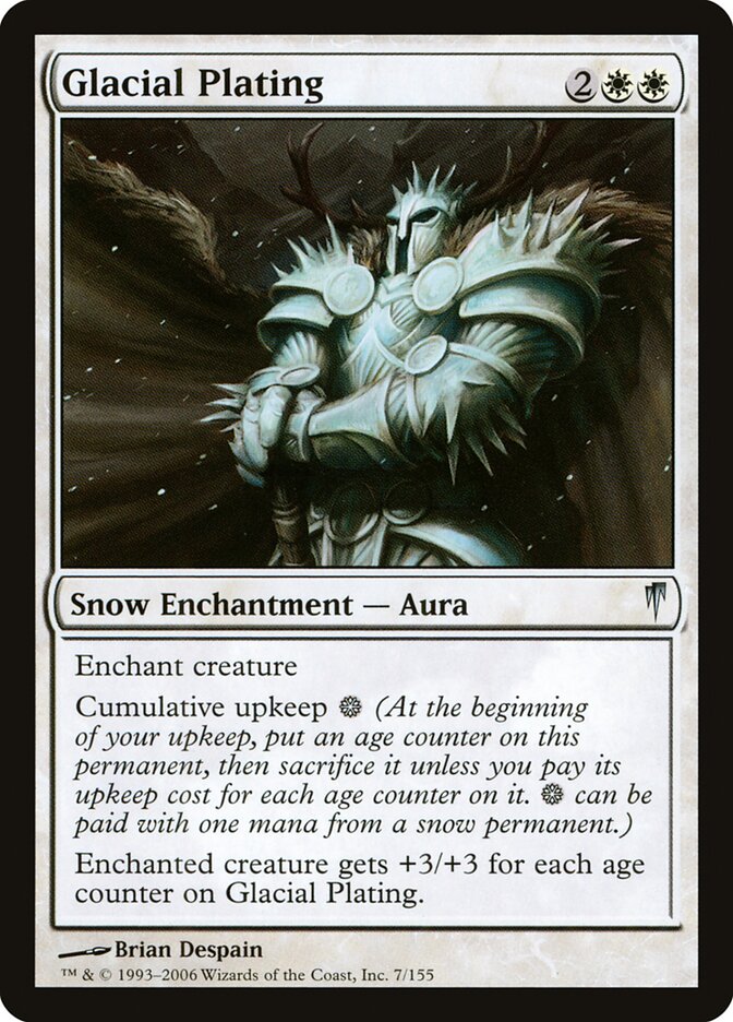 Glacial Plating 7 - Coldsnap MTG card