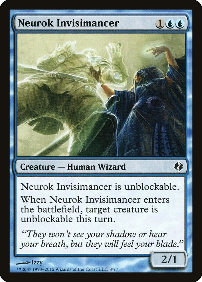 Neurok Invisimancer 8 - Duel Decks: Venser vs. Koth MTG card