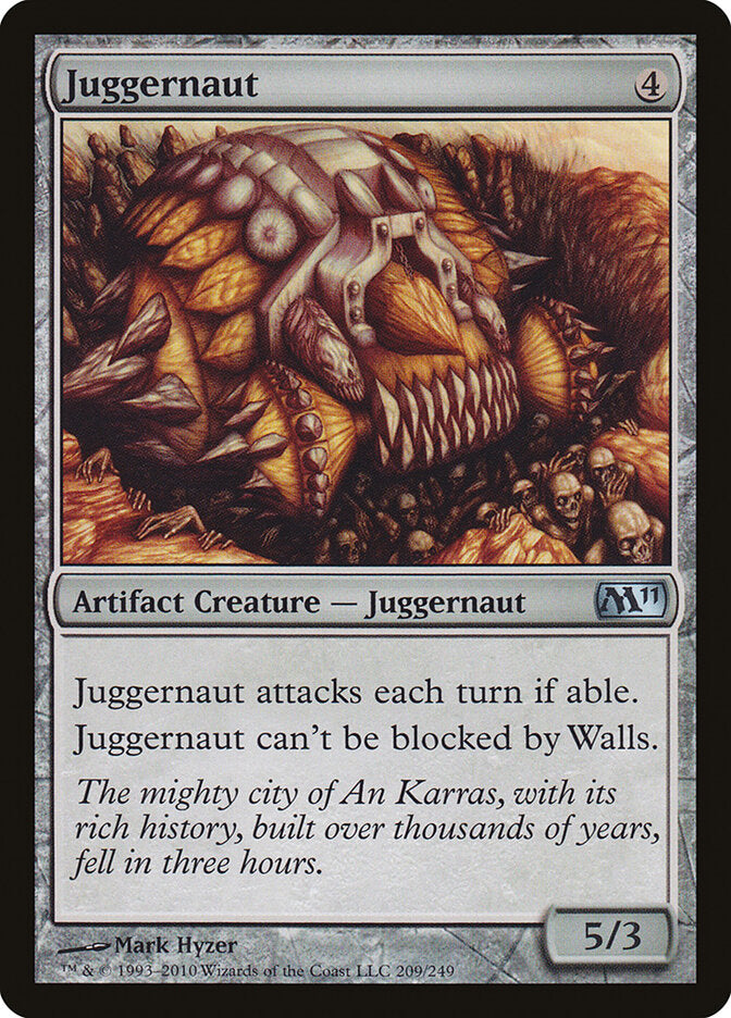 Juggernaut 209 - Magic 2011 MTG card
