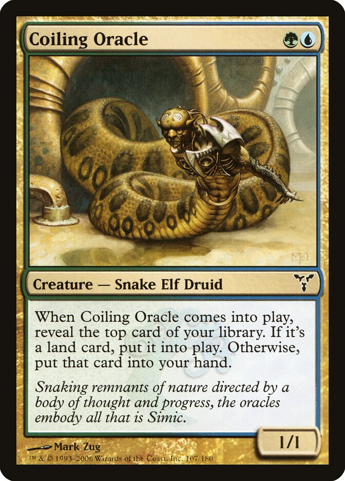 Coiling Oracle 107 - Dissension MTG card