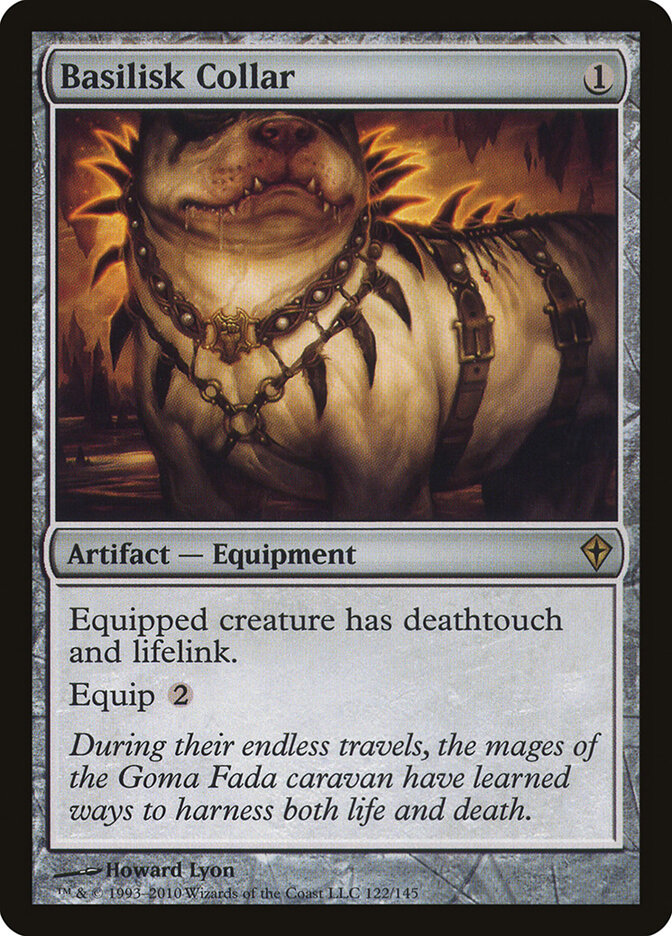 Basilisk Collar 122 - Worldwake MTG card
