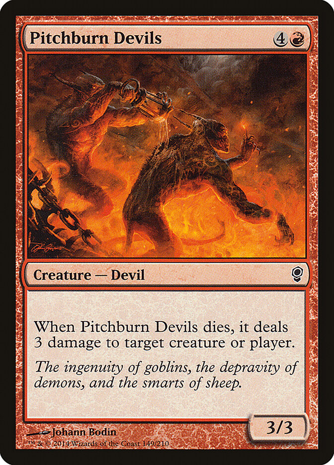 Pitchburn Devils 149 - Conspiracy MTG card
