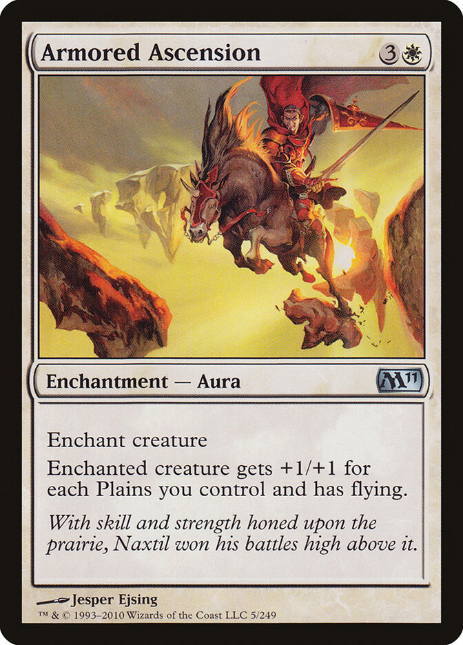 Armored Ascension 5 - Magic 2011 MTG card