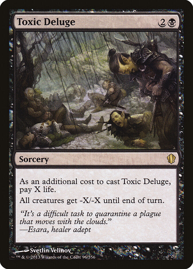 Toxic Deluge 96 - Commander 2013 MTG card