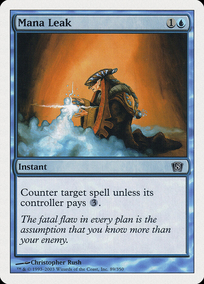 Mana Leak 89 - Eighth Edition MTG card