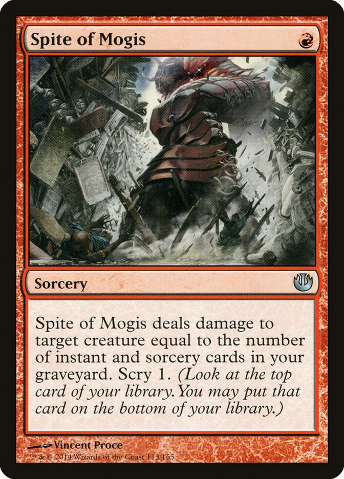 Spite of Mogis 113 - Journey into Nyx MTG card