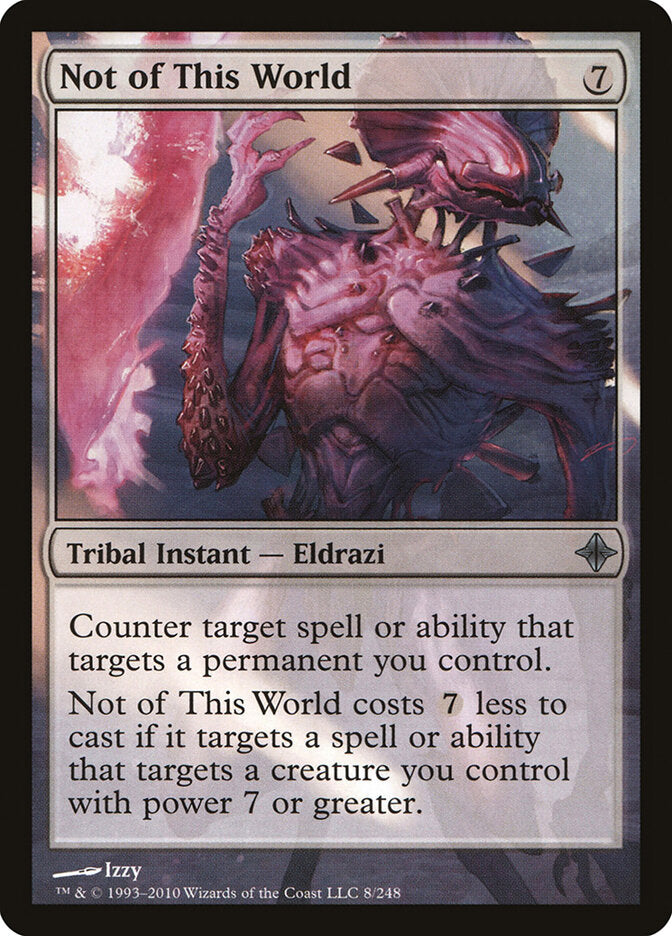 Not of This World 8 - Rise of the Eldrazi MTG card