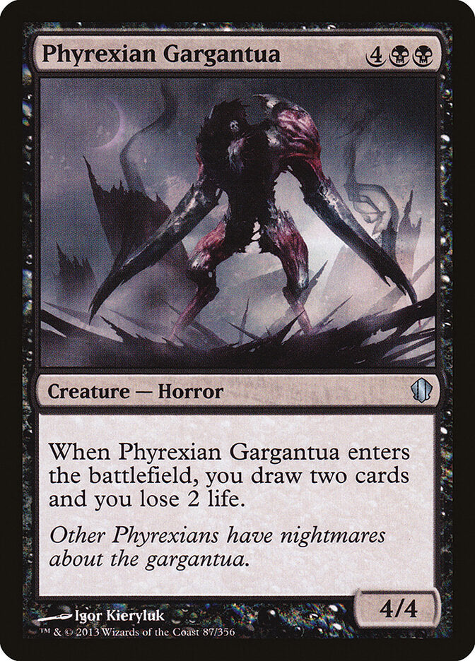 Phyrexian Gargantua 87 - Commander 2013 MTG card