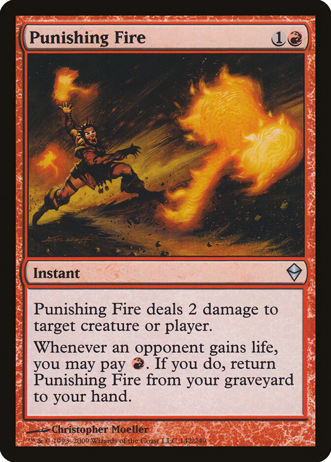 Punishing Fire 142 - Zendikar MTG card