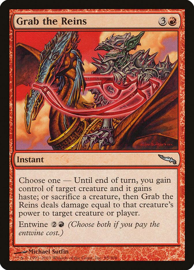 Grab the Reins 95 - Mirrodin MTG card