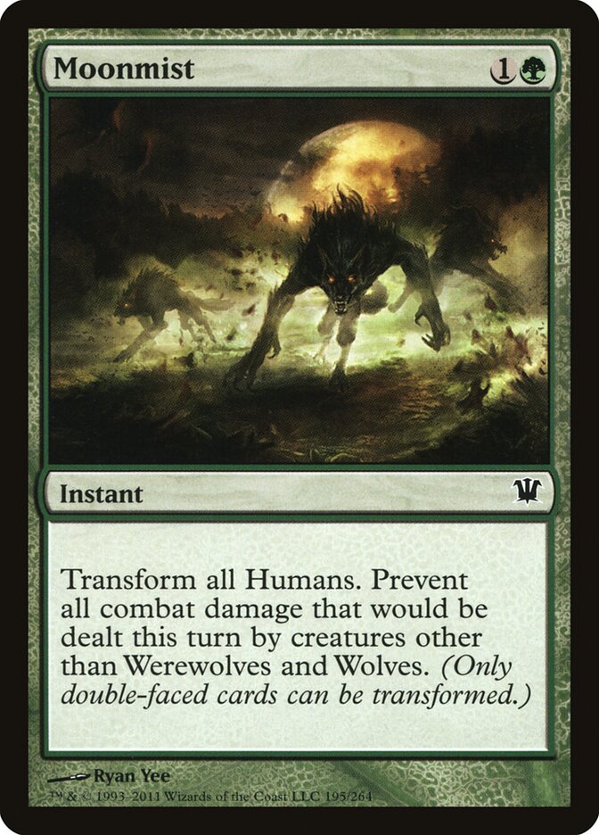 Moonmist 195 - Innistrad MTG card