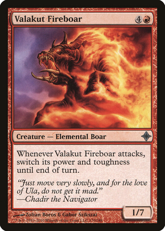 Valakut Fireboar 170 - Rise of the Eldrazi MTG card
