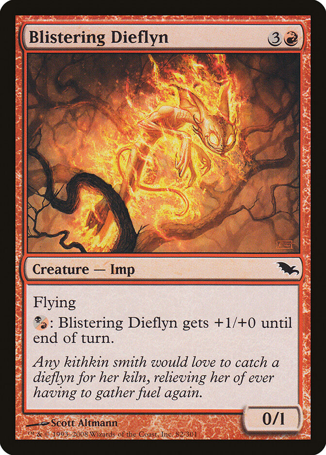 Blistering Dieflyn 82 - Shadowmoor MTG card