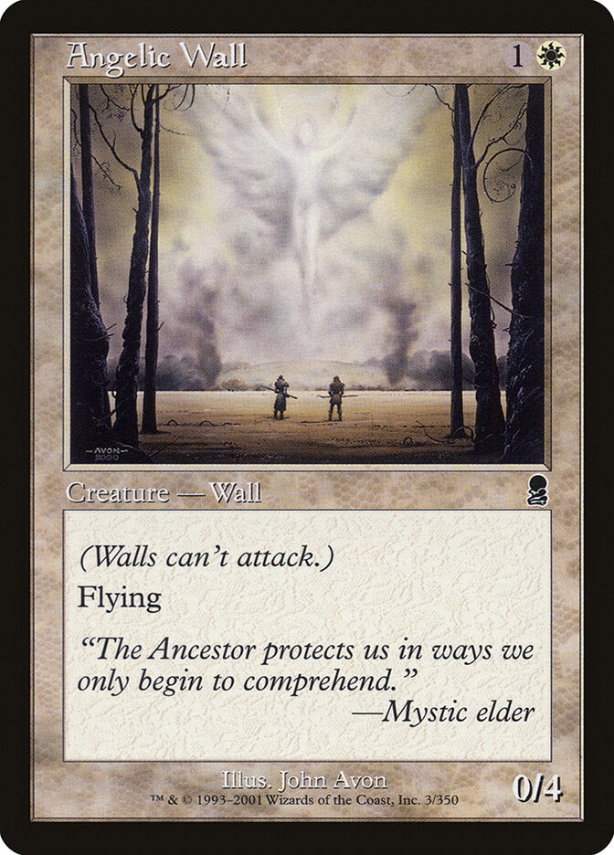 Angelic Wall 3 - Odyssey MTG card