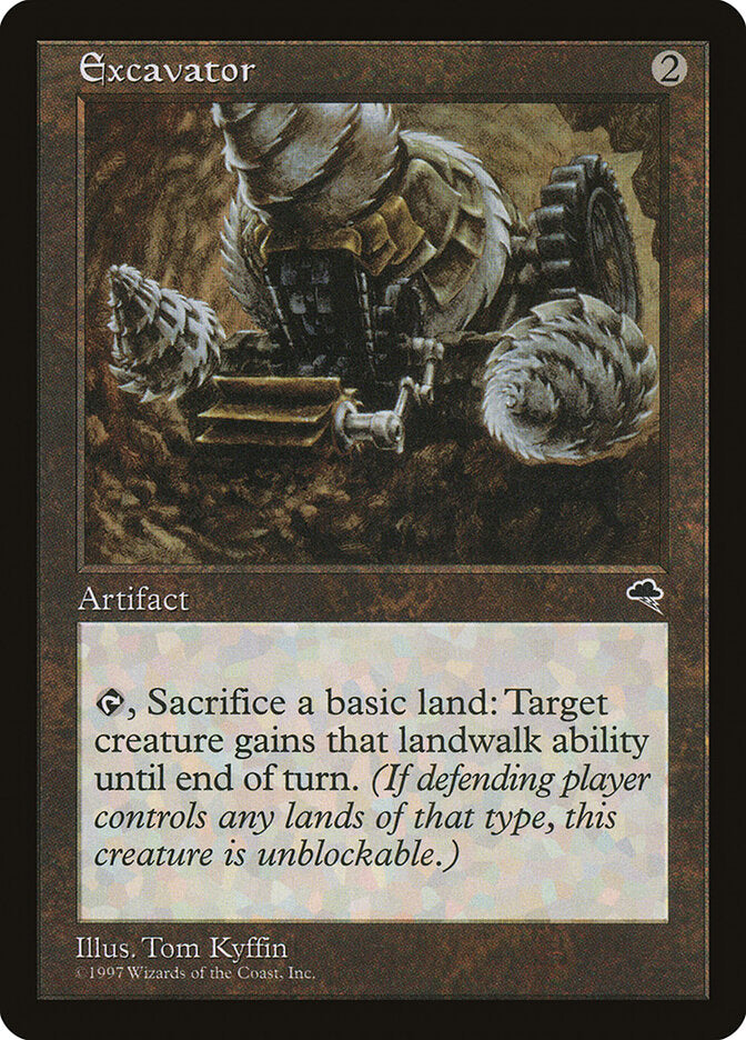 Excavator 287 - Tempest MTG card