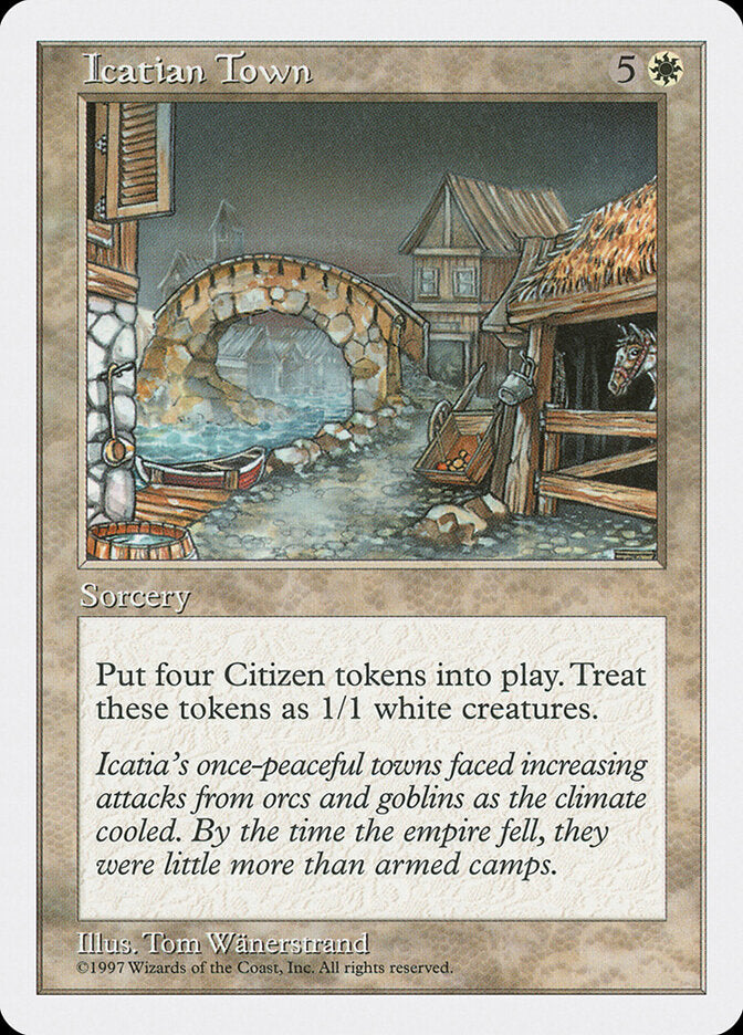 Icatian Town 38 - Fifth Edition MTG card