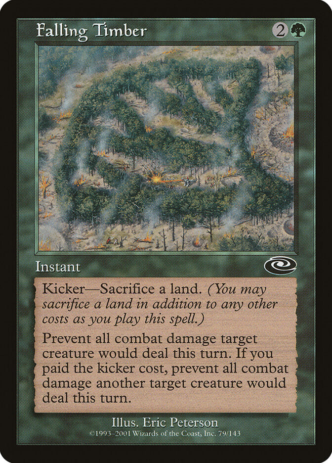 Falling Timber 79 - Planeshift MTG card