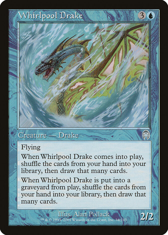Whirlpool Drake 34 - Apocalypse MTG card