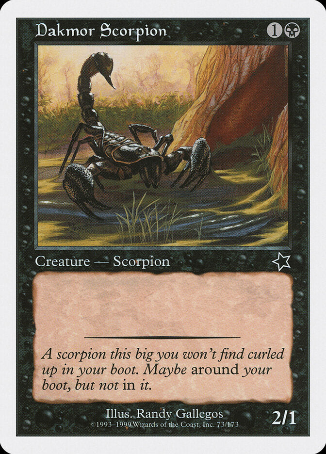 Dakmor Scorpion 73 - Starter 1999 MTG card
