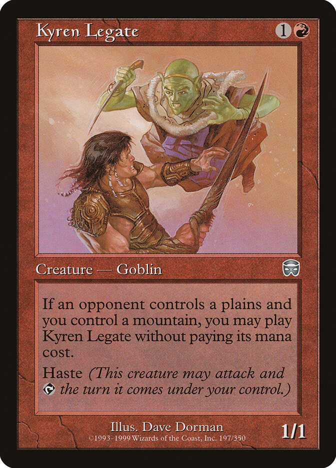 Kyren Legate 197 - Mercadian Masques MTG card