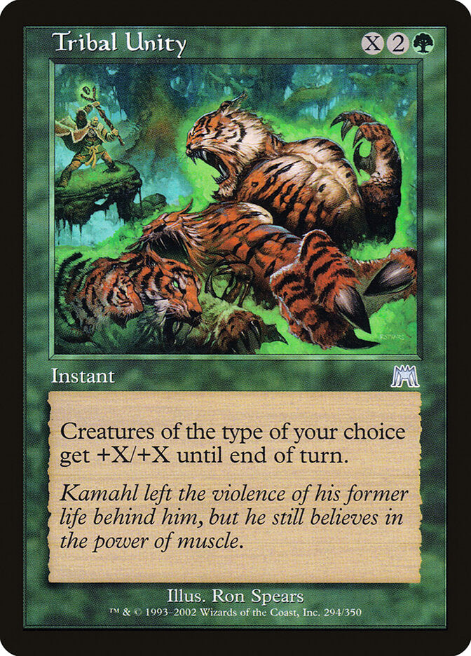 Tribal Unity 294 - Onslaught MTG card