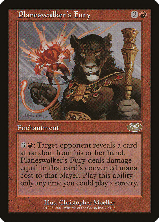 Planeswalker's Fury 70 - Planeshift MTG card