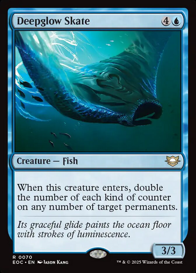 Deepglow Skate 70 - Edge of Eternities Commander MTG card