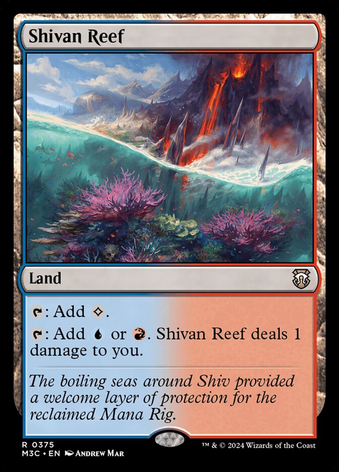 Shivan Reef 375 - Modern Horizons 3 Commander MTG card