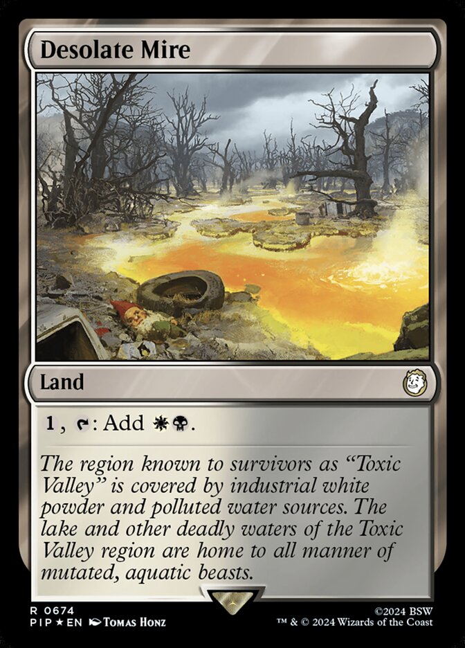 Desolate Mire 674 - Fallout MTG card