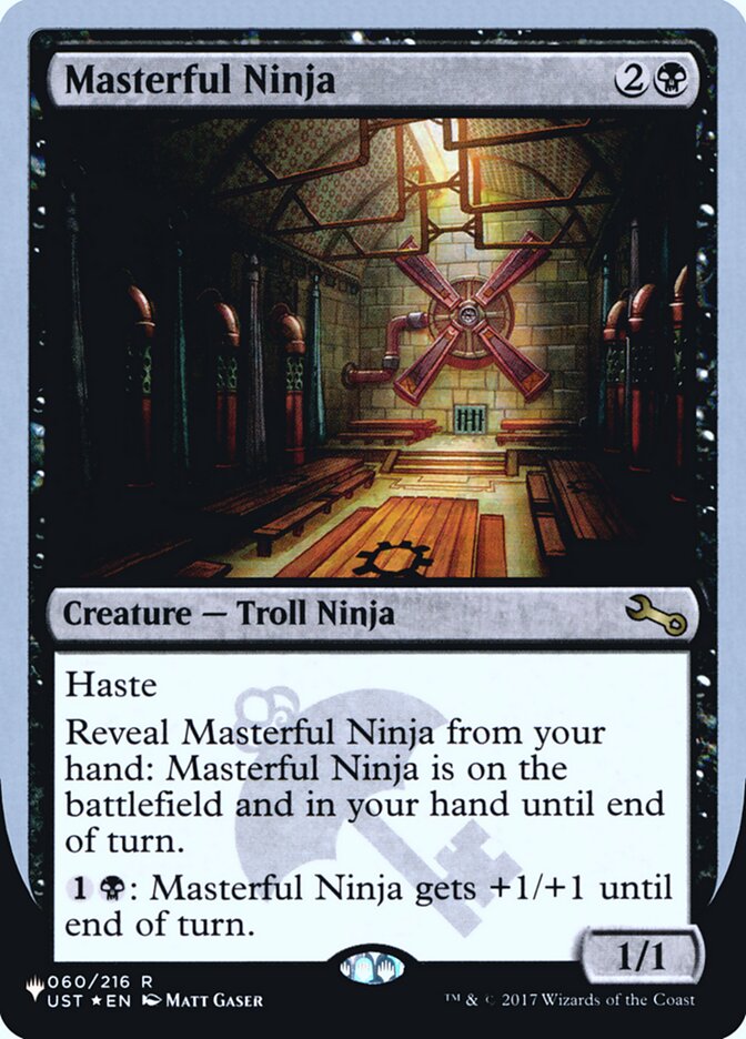 Masterful Ninja 22 - The List (Unfinity Foil Edition) MTG card