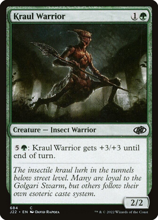 Kraul Warrior 684 - Jumpstart 2022 MTG card