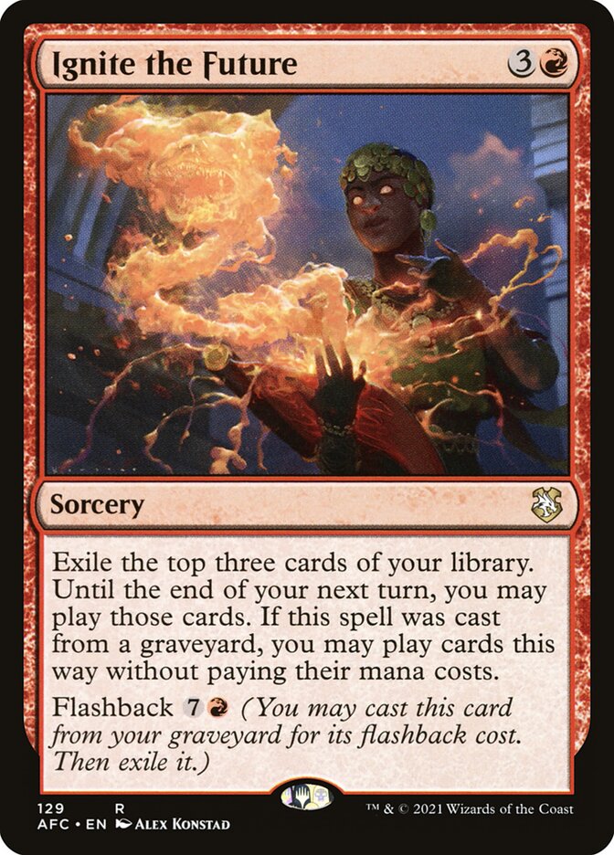 Ignite the Future 129 - Forgotten Realms Commander MTG card