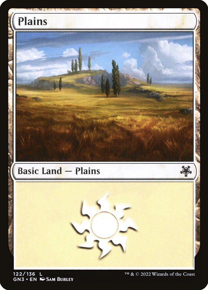 Plains 122 - Game Night: Free-for-All MTG card