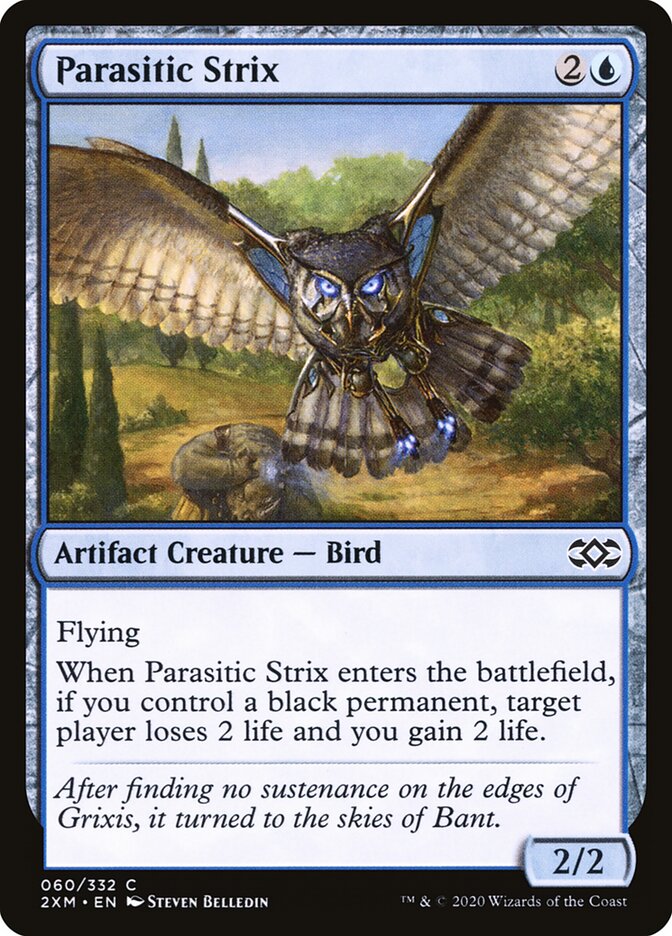 Parasitic Strix 60 - Double Masters MTG card