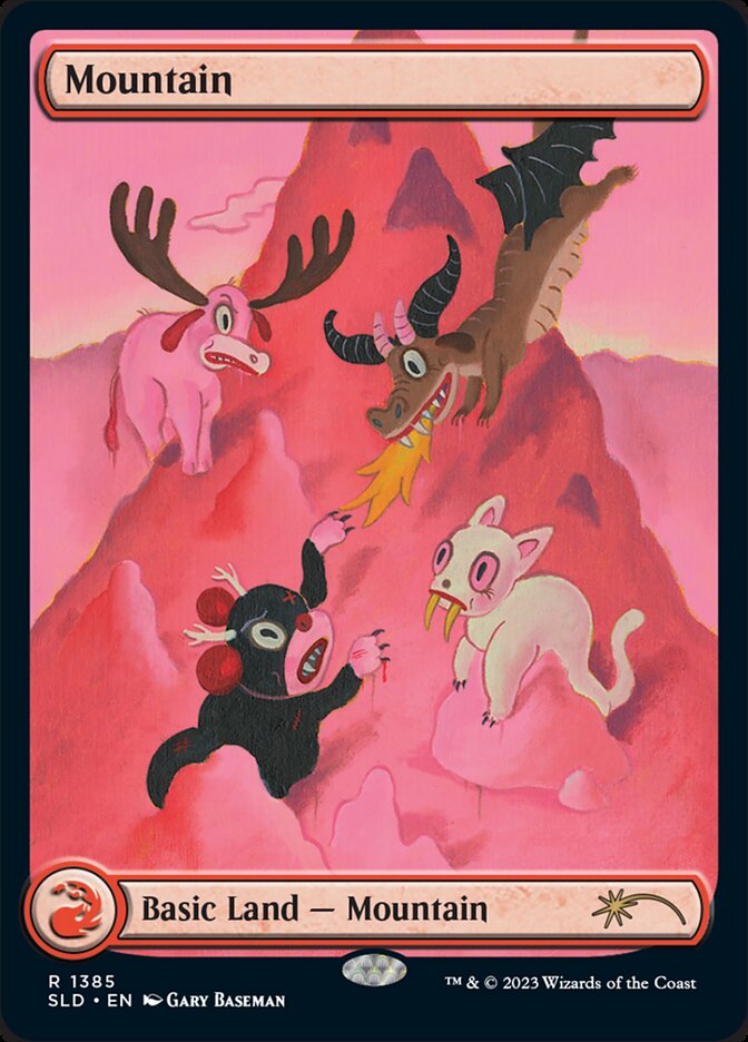 Mountain 1385 - Secret Lair Drop MTG card