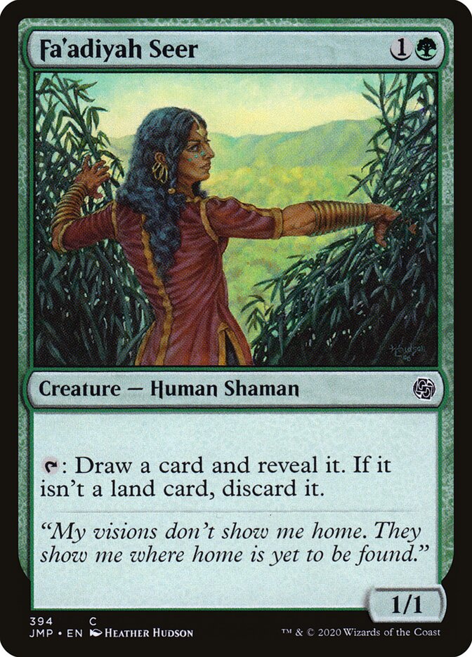 Fa'adiyah Seer 394 - Jumpstart MTG card