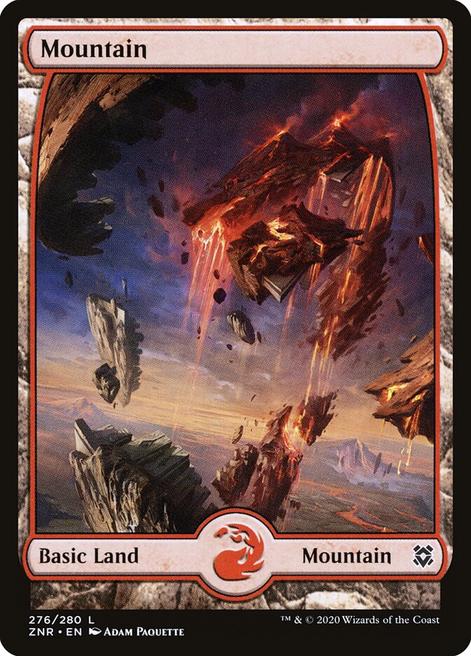 Mountain 276 - Zendikar Rising MTG card