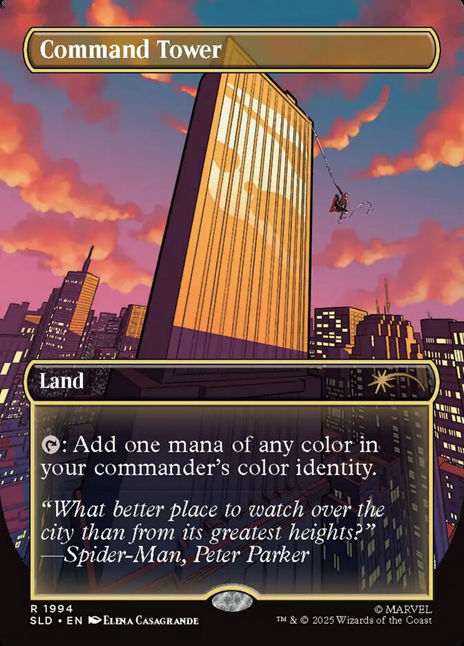 Command Tower 1994 - Secret Lair Drop MTG card
